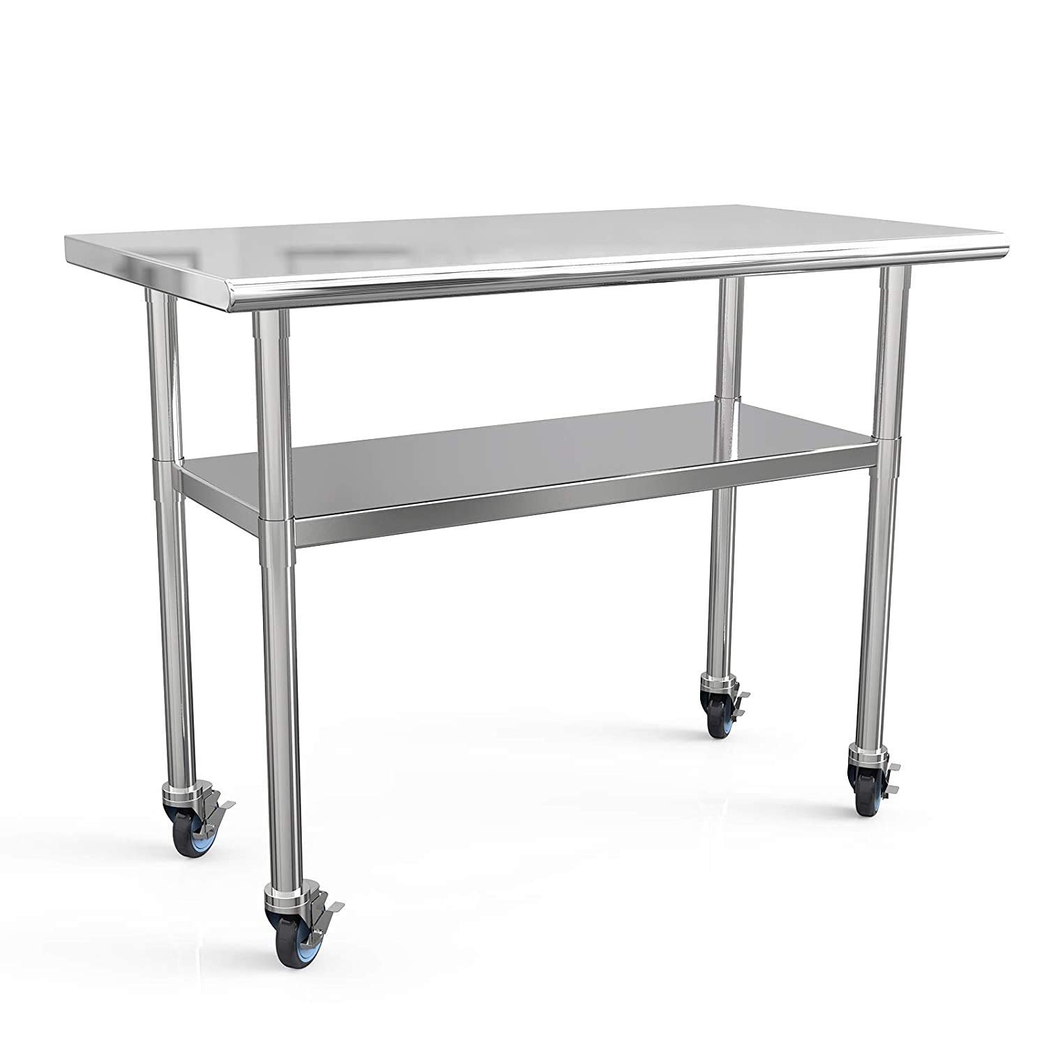 61ZUVxsl36L.jpg Commercial Kitchen Prep Table - Image 1