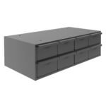 8 D CABINET, #95 GRAY