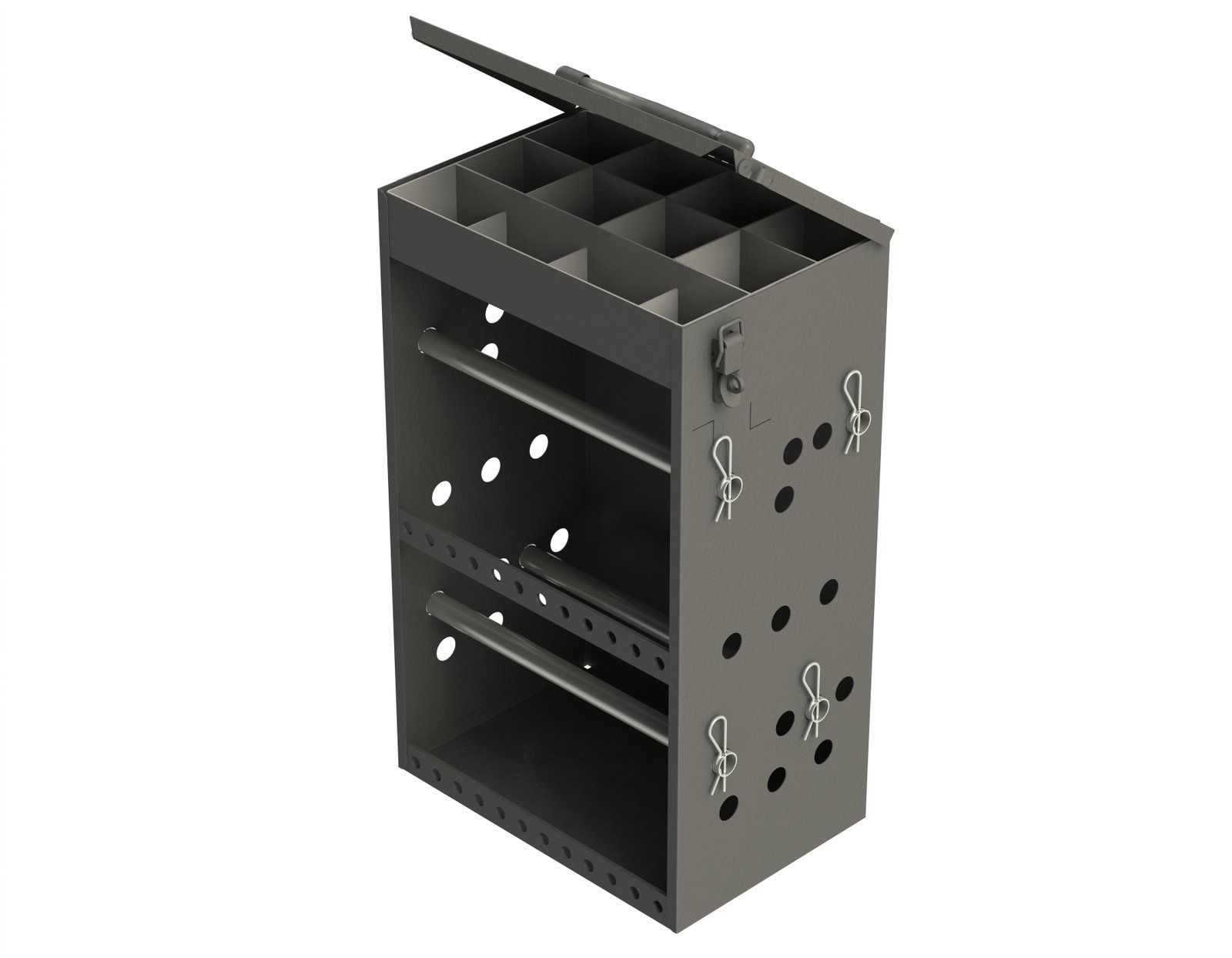 295-95-1.jpg SMALL TERMINAL WIRE CADDY, #95 GRAY - Image 1